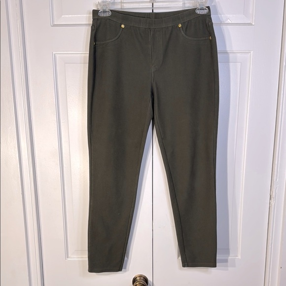 Michael Kors Green Jeggings Sleek Style - Picture 1 of 8